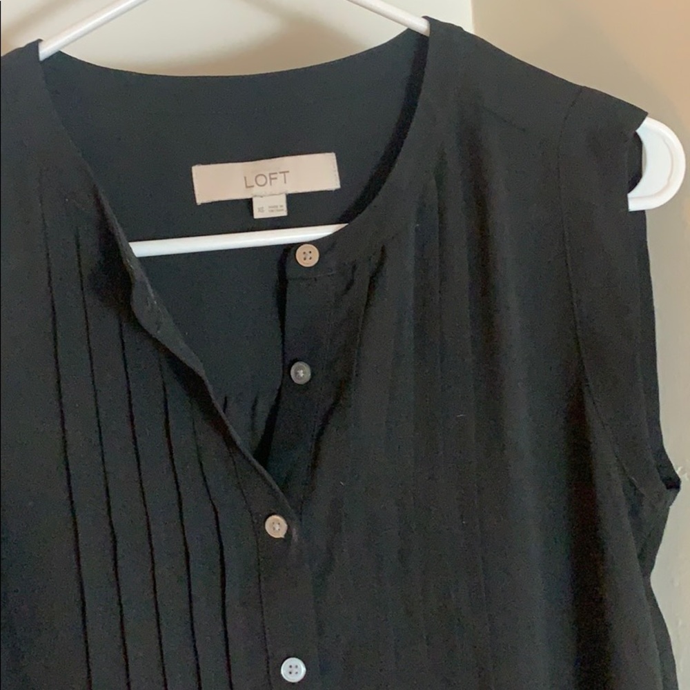 Loft Popover Shell Blouse - Picture 3 of 5